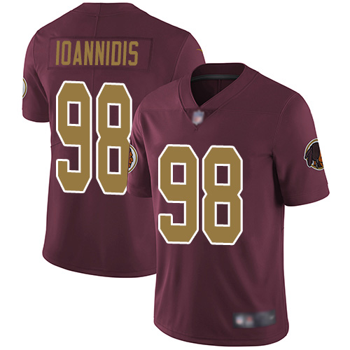 Washington Redskins Limited Burgundy Red Youth Matt Ioannidis Alternate Jersey NFL Football #98 80th